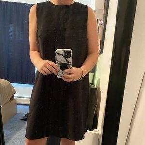 Black shift dress